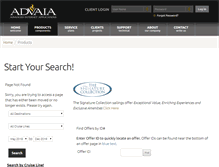 Tablet Screenshot of cruises.advaia.com